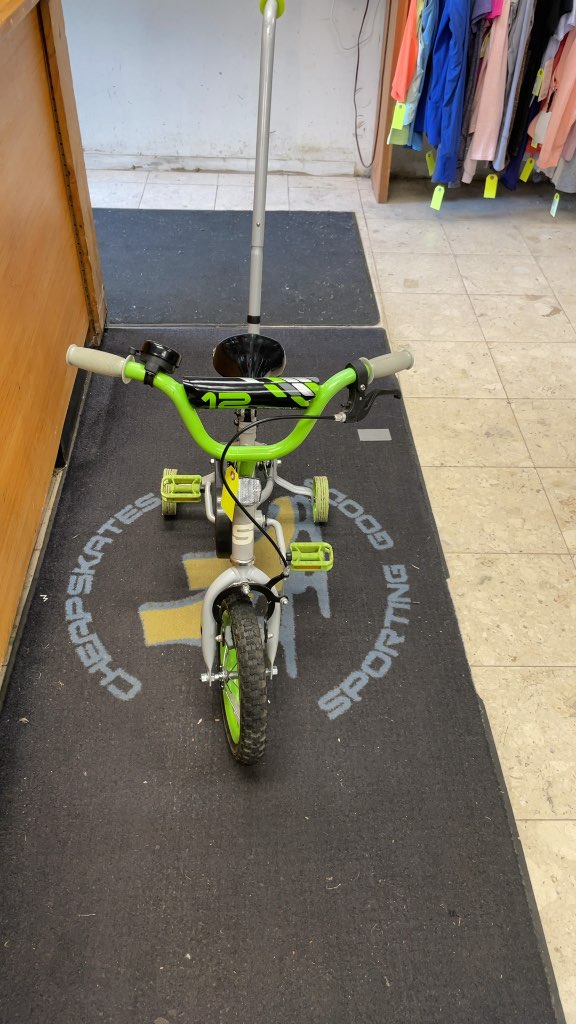 Supercycle Uproar 12" Kids Bike with Push Handle