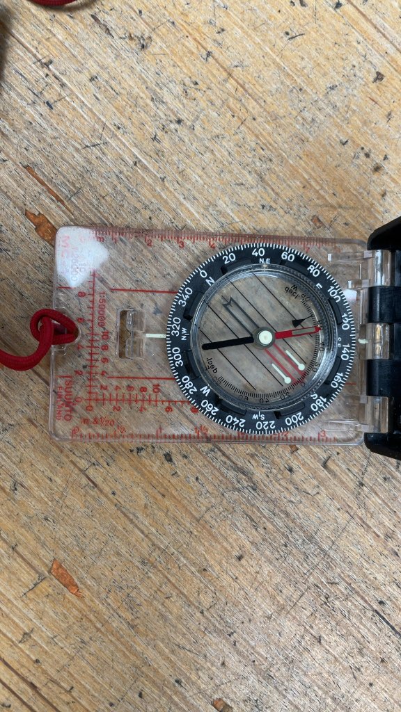 Suunto MC-1 Mirror Compass with Whistle
