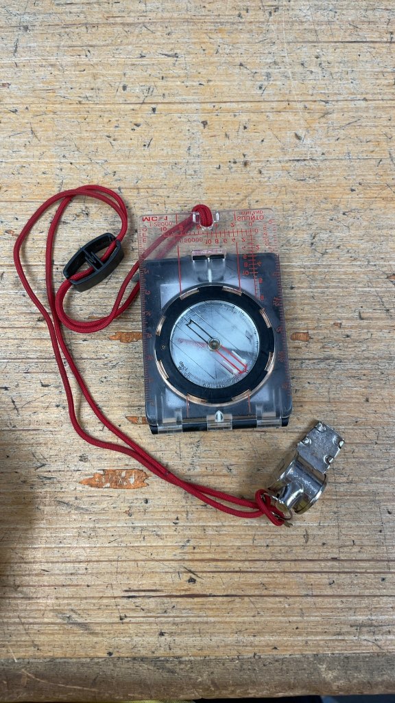 Suunto MC-1 Mirror Compass with Whistle
