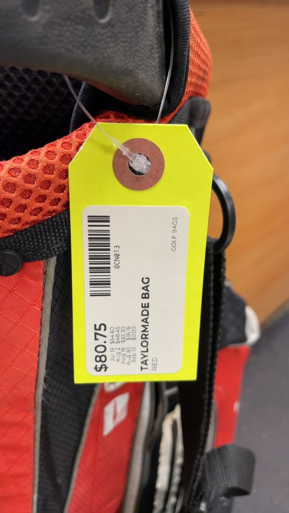 TaylorMade Golf Bag Red