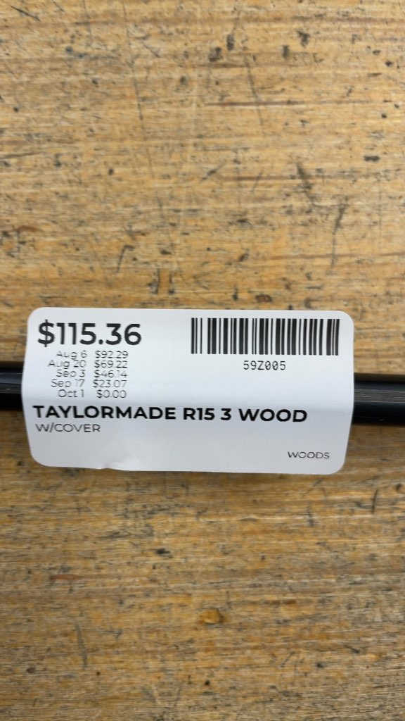 TaylorMade R15 3 Wood