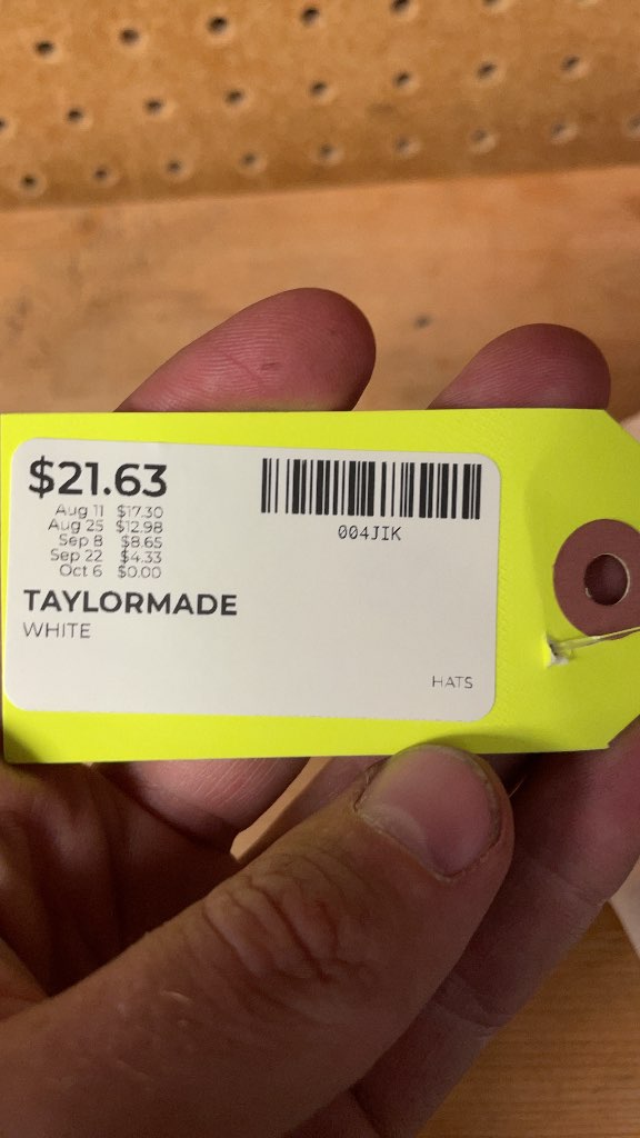 TaylorMade White Golf Hat