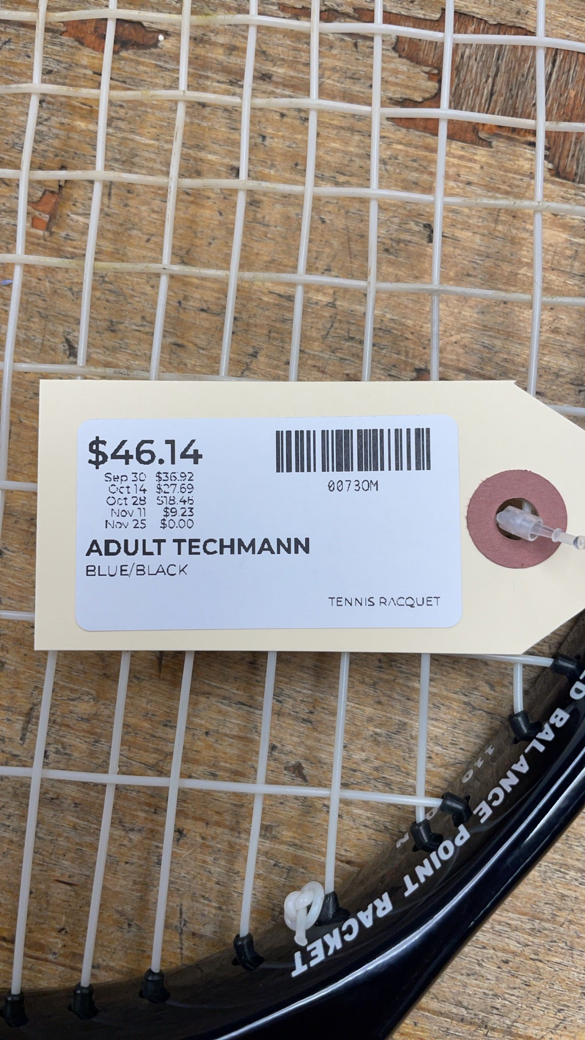 Techmann Adult 110 Tennis Racquet