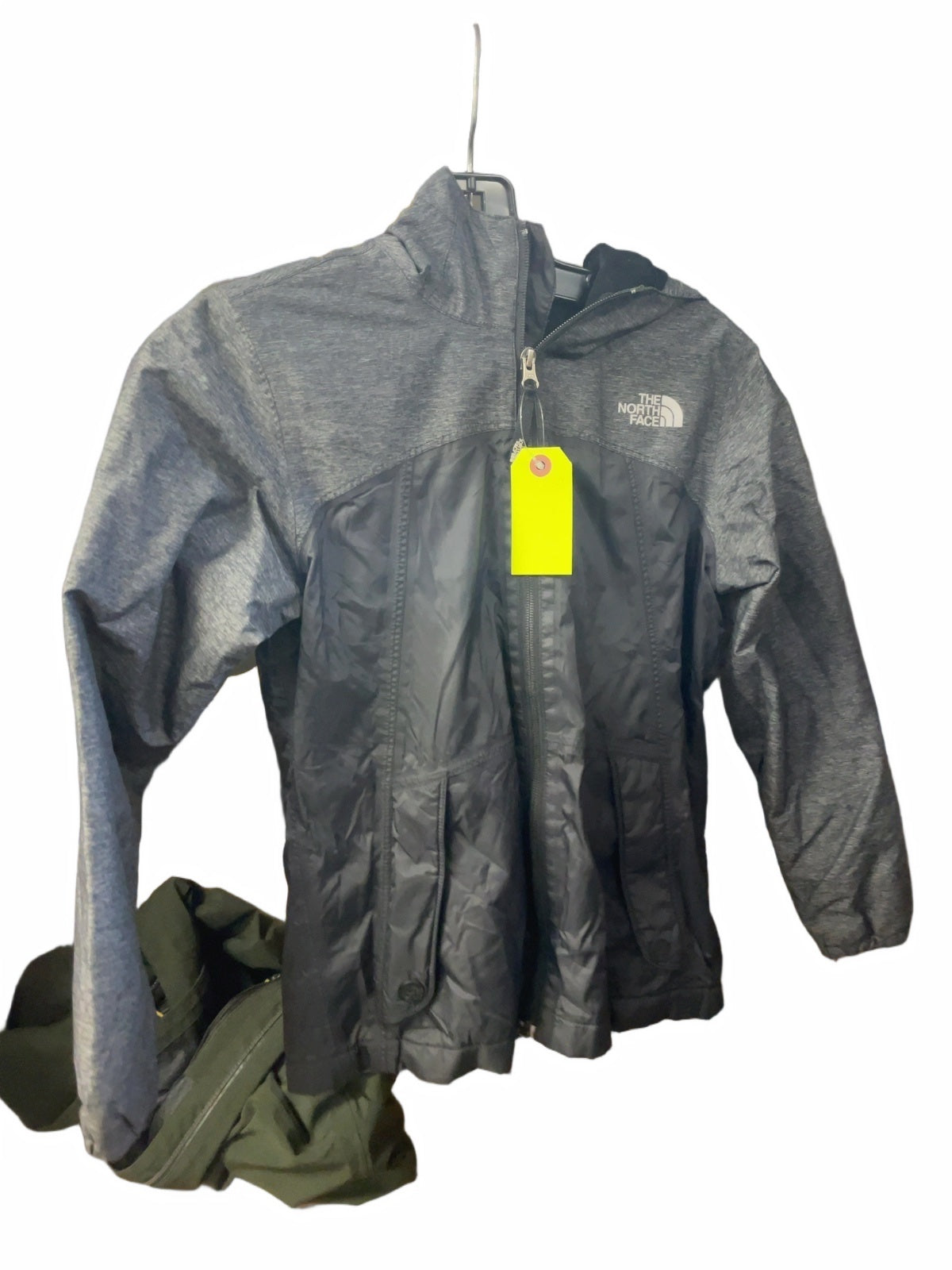 The North Face DryVent Rain Jacket Girl's M (10/12) Black/Grey