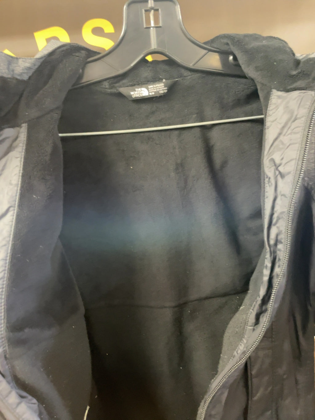 The North Face DryVent Rain Jacket Girl's M (10/12) Black/Grey
