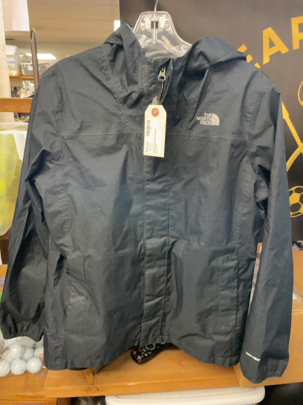 The North Face DryVent Rain Jacket Girl's XL (18) Black
