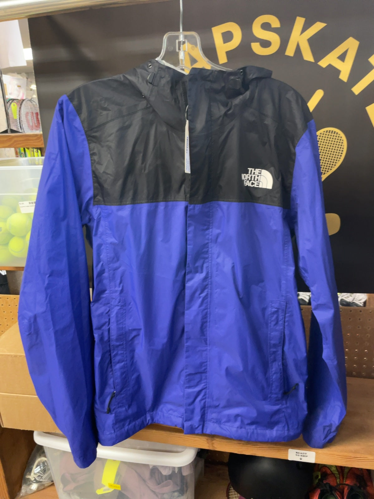 The North Face DryVent Rain Jacket Mens Small Blue