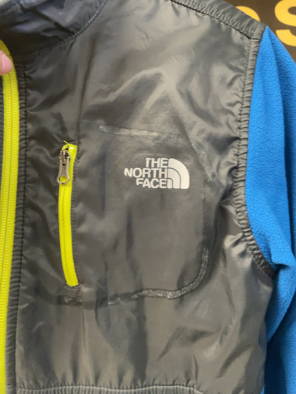 The North Face Fleece Jacket Size 10/12 Blue/Grey