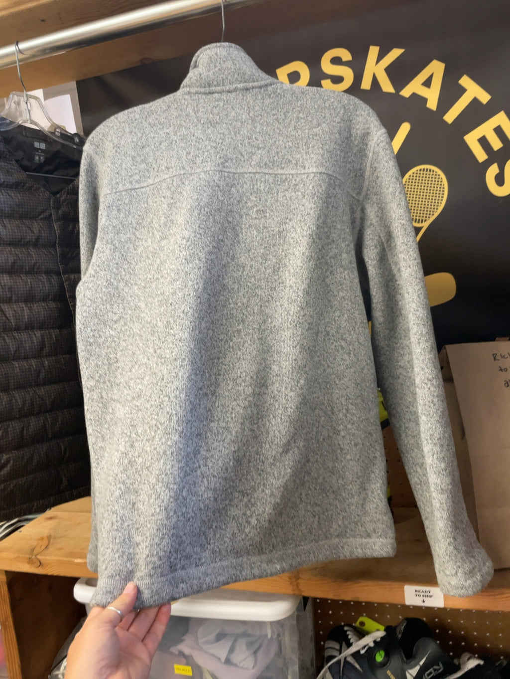 The North Face Gordon Lyons Men's Medium Grey Fleece Jacket