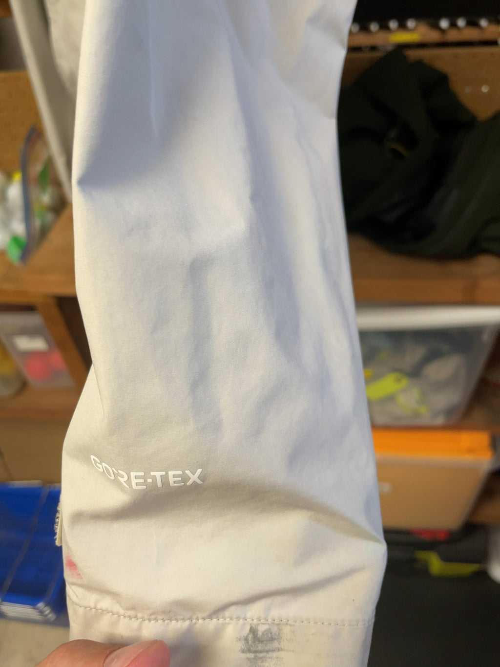 The North Face Gore-Tex Rain Jacket XS Cream