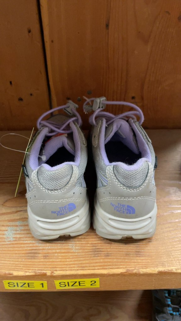 The North Face HydroSeal Kids' Sneakers - Grey/Purple - Size 1