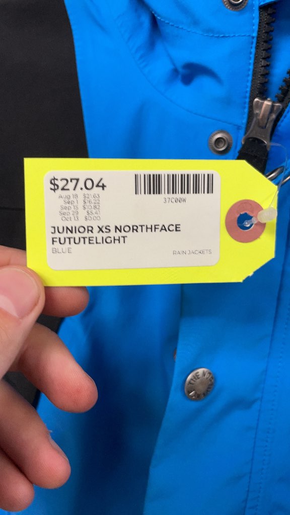 The North Face Junior XS Futurelight Rain Jacket - Blue