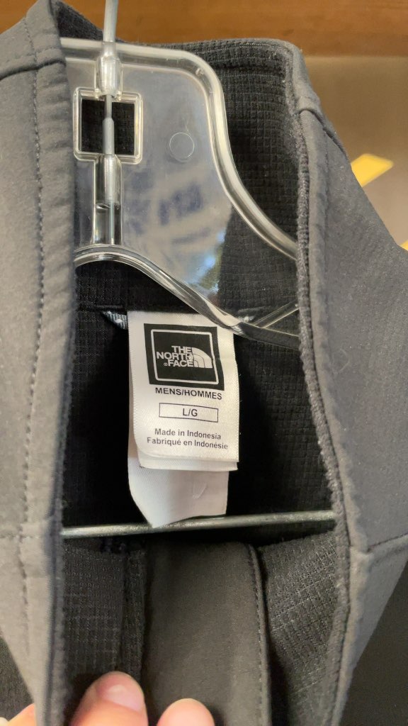 The North Face Men's Large Black Jacket Shell