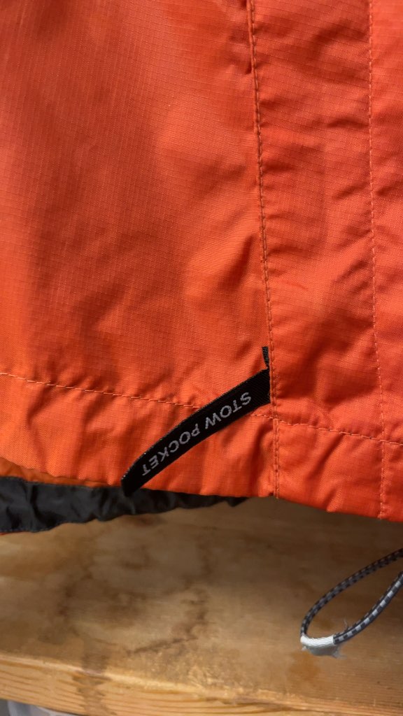 The North Face Men's Small Orange Rain Jacket