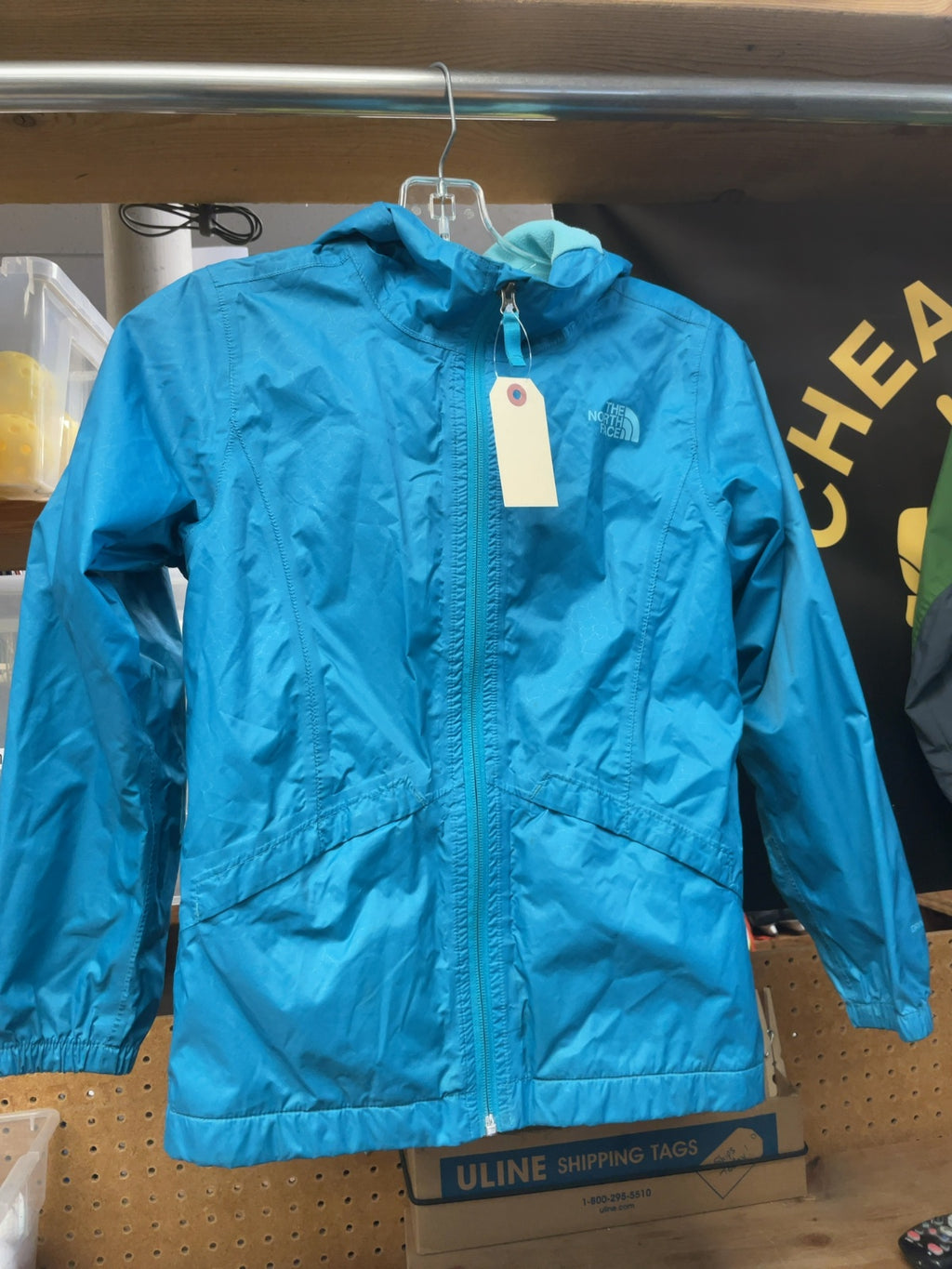 The North Face Rain Jacket Size 10/12 Blue