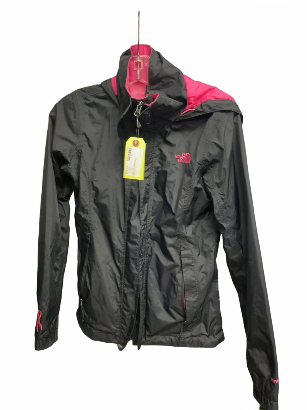 The North Face Rain Jacket XS - Black/Pink