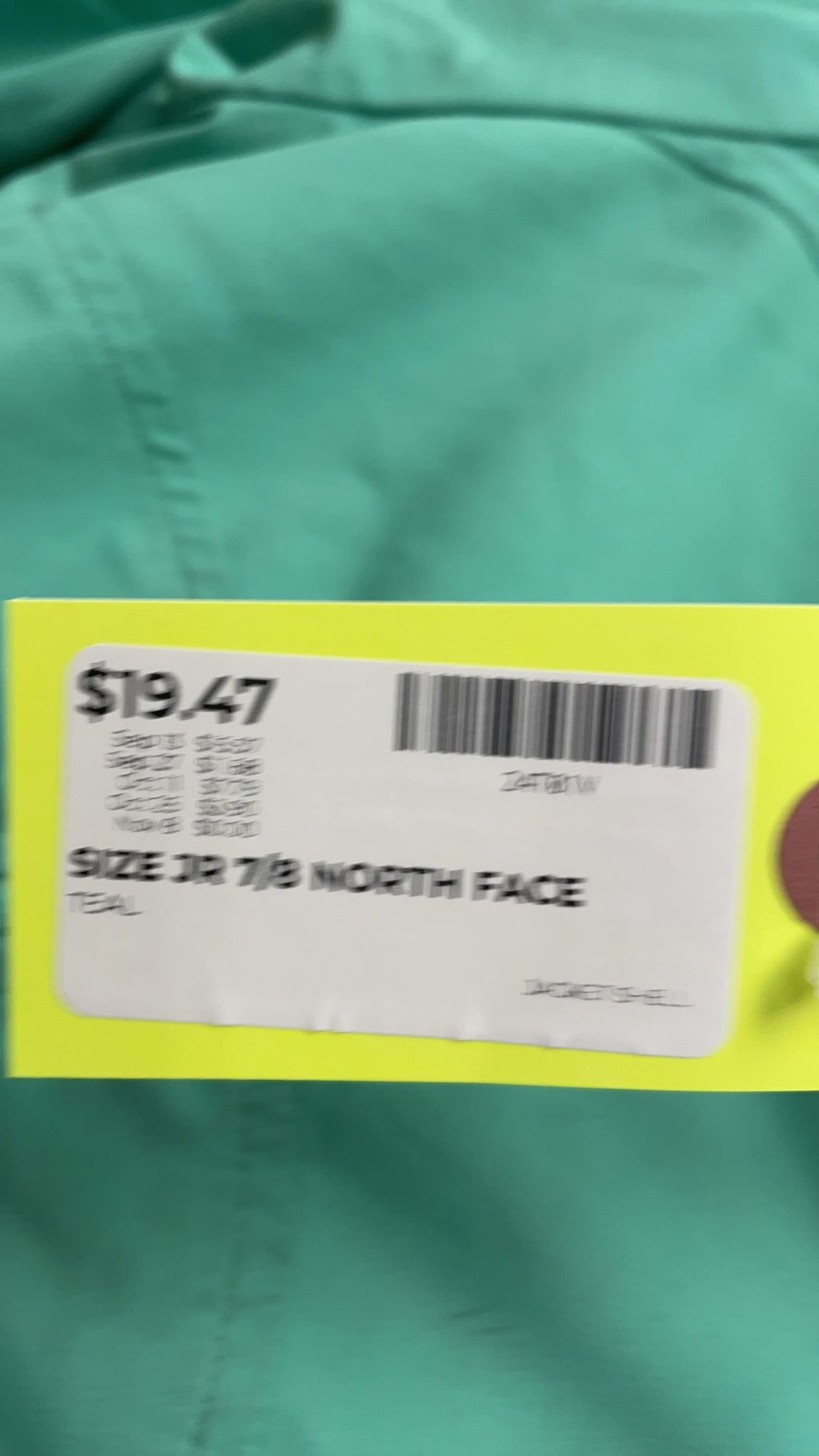 The North Face Softshell Jacket JR 7/8 Teal