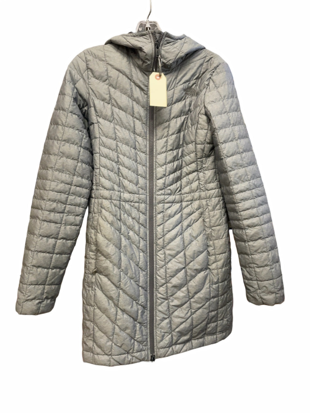 The North Face Thermoball Parka Ladies XS Grey Quilted Jacket