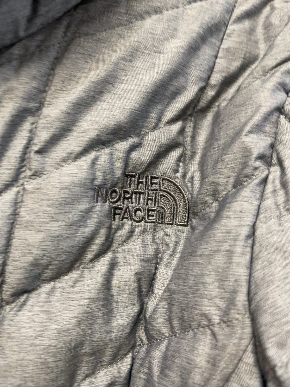 The North Face Thermoball Parka Ladies XS Grey Quilted Jacket