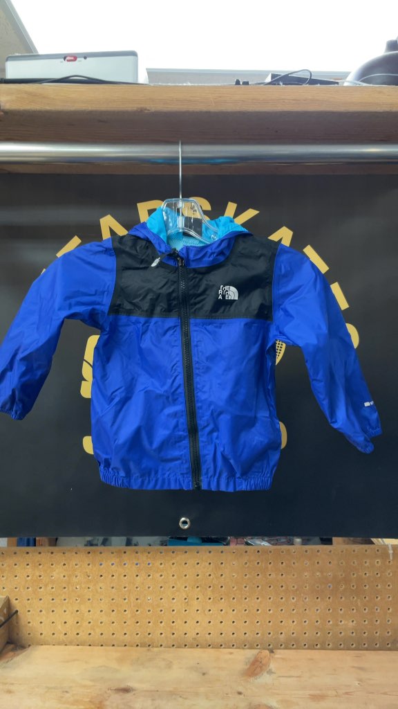 The North Face Toddler Rain Jacket - Blue/Black - 18-24 Months