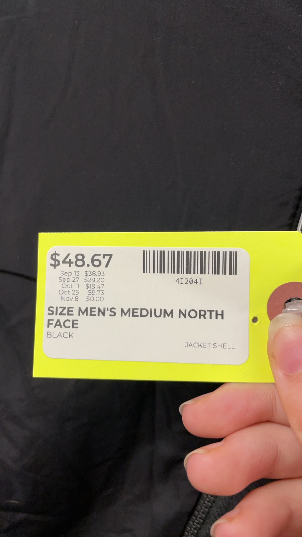The North Face Ventrix Jacket Men's Medium Black Shell