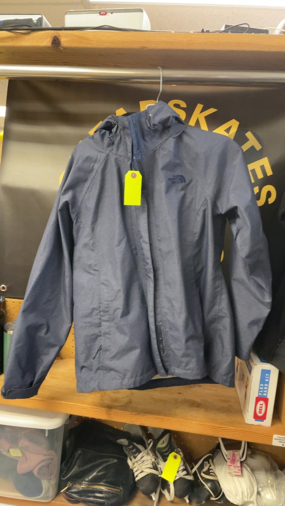 The North Face Women's Rain Jacket - Blue - Size Large