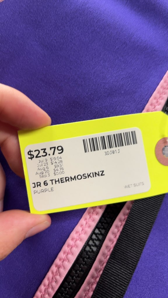 ThermoSkinz Junior Shorty Wetsuit - Size 6