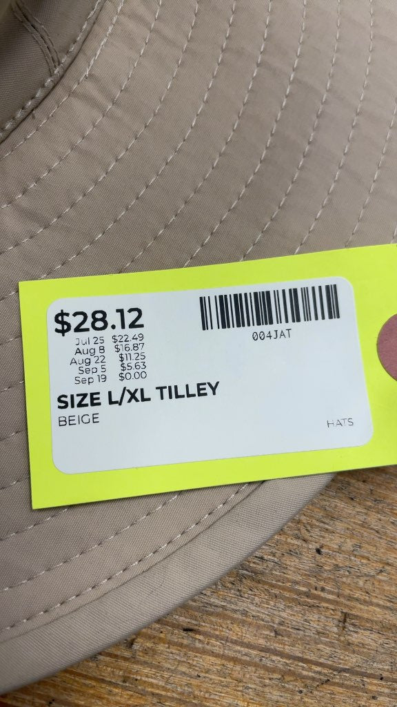 Tilley Endurables L/XL Beige Sun Hat