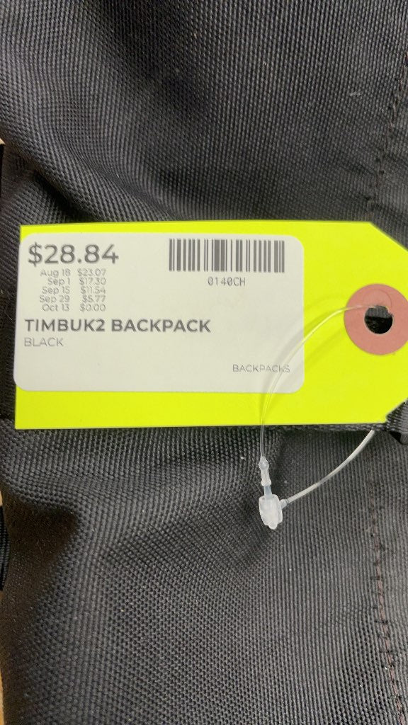 Timbuk2 Black Roll-Top Backpack
