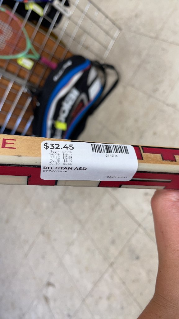 Titan ASD T. Selanne Right Hand Hockey Stick