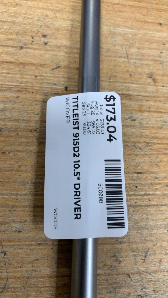 Titleist 915D2 10.5* Driver