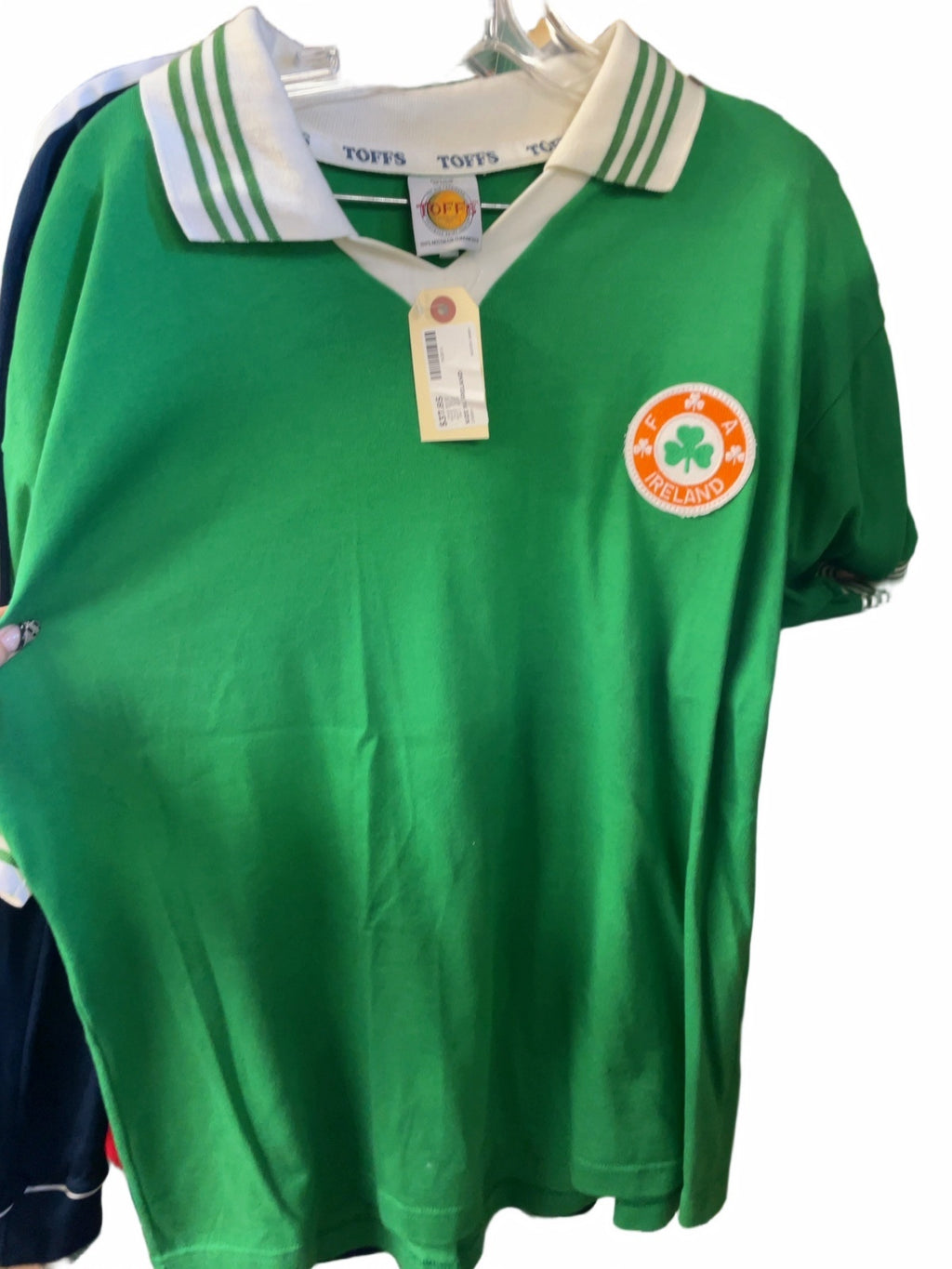 Toffs Ireland Retro Soccer Jersey Size XL Green