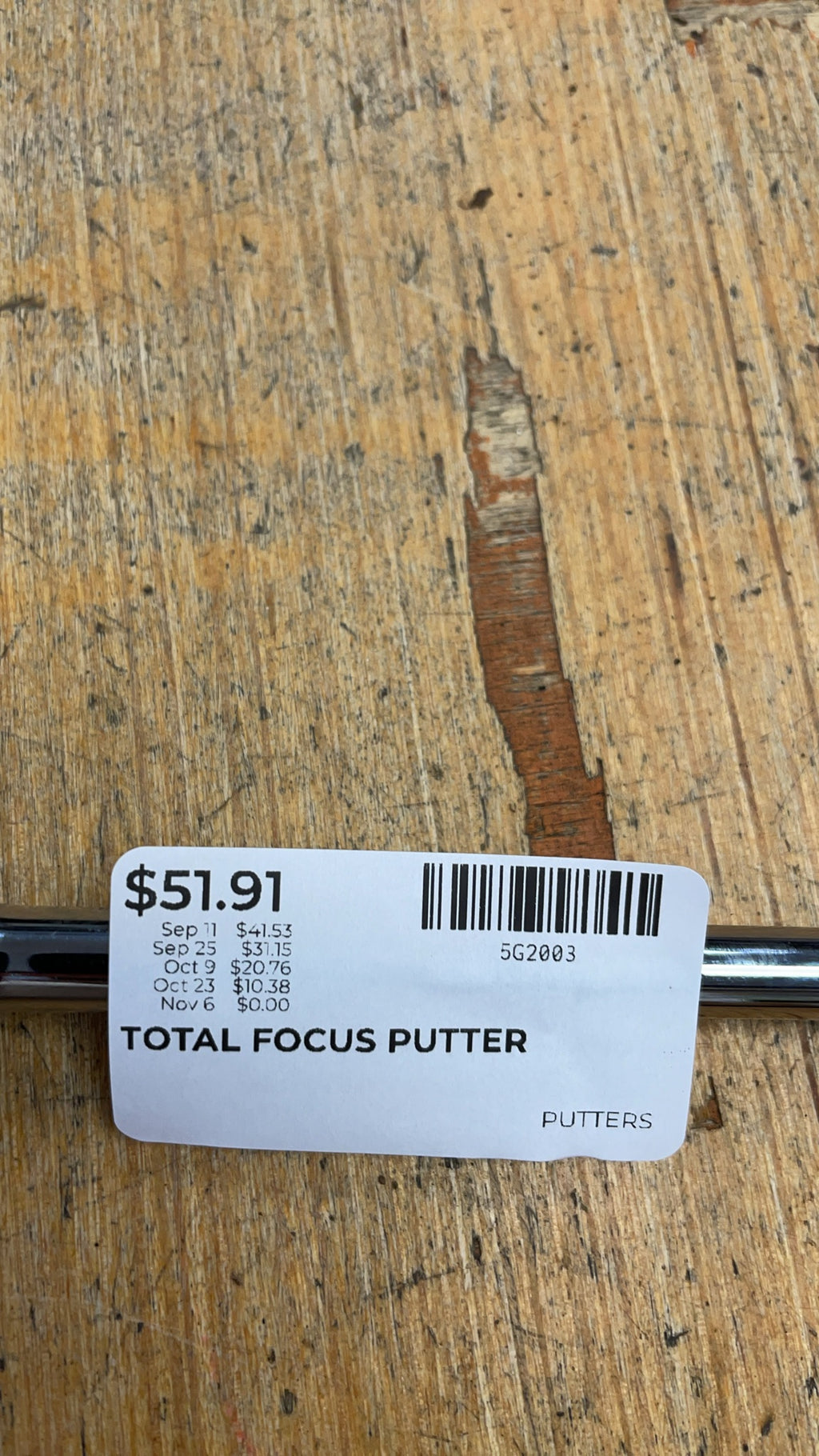 Total Focus Oversize Putter