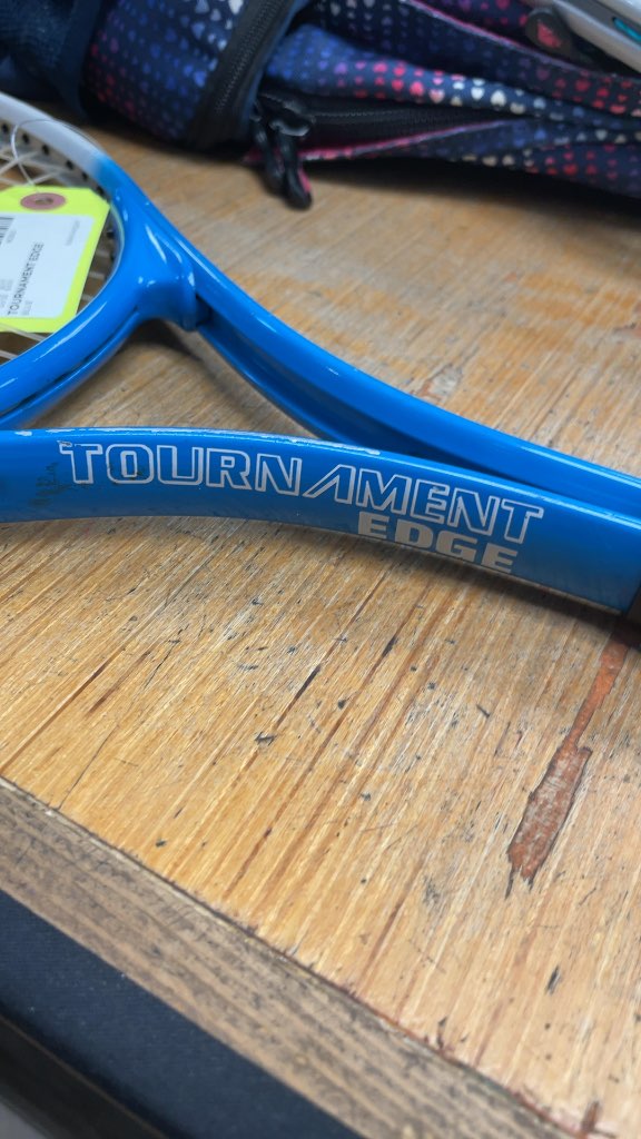 Tournament Edge Blue Tennis Racquet