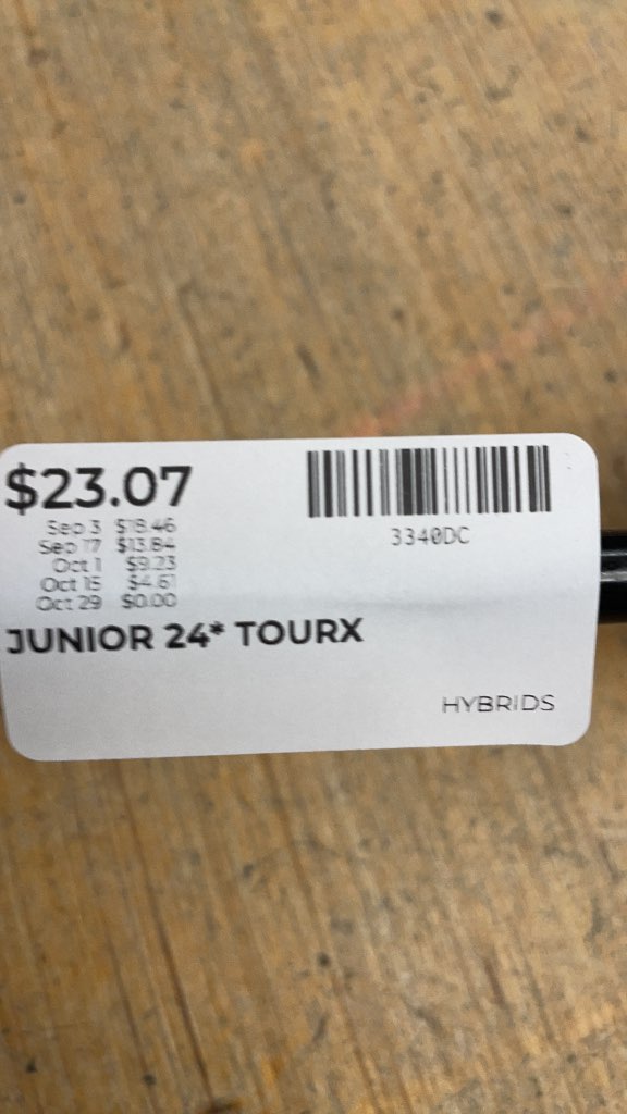 TourX Junior 24° Hybrid Golf Club