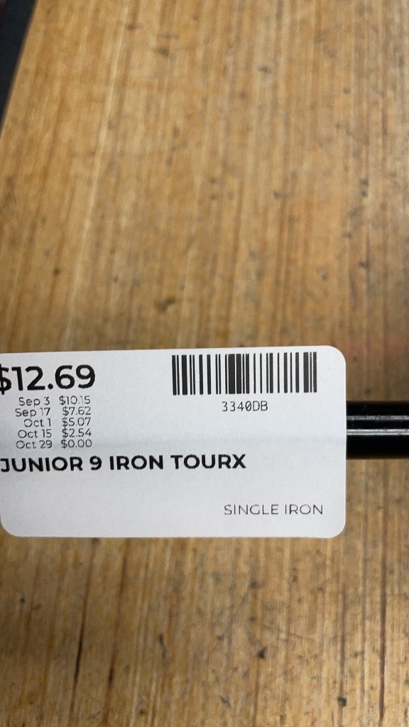 TourX Junior 9 Iron Single Golf Club