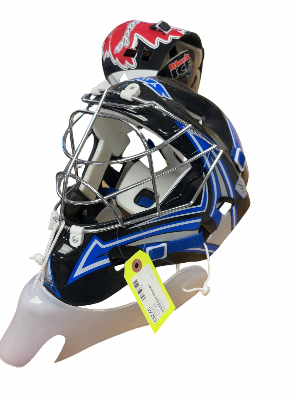 TPS Armor Goalie Helmet Black/Blue