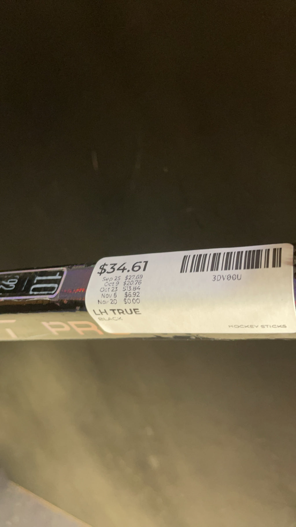 True Catalyst Pro LH Marner Pro Stock Hockey Stick