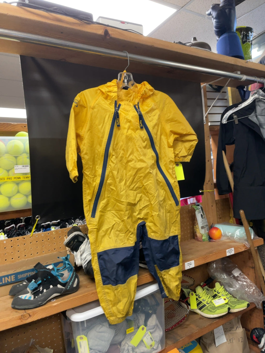 Tuffo Mudd Buddy Size 2-4 Yellow Rain Suit
