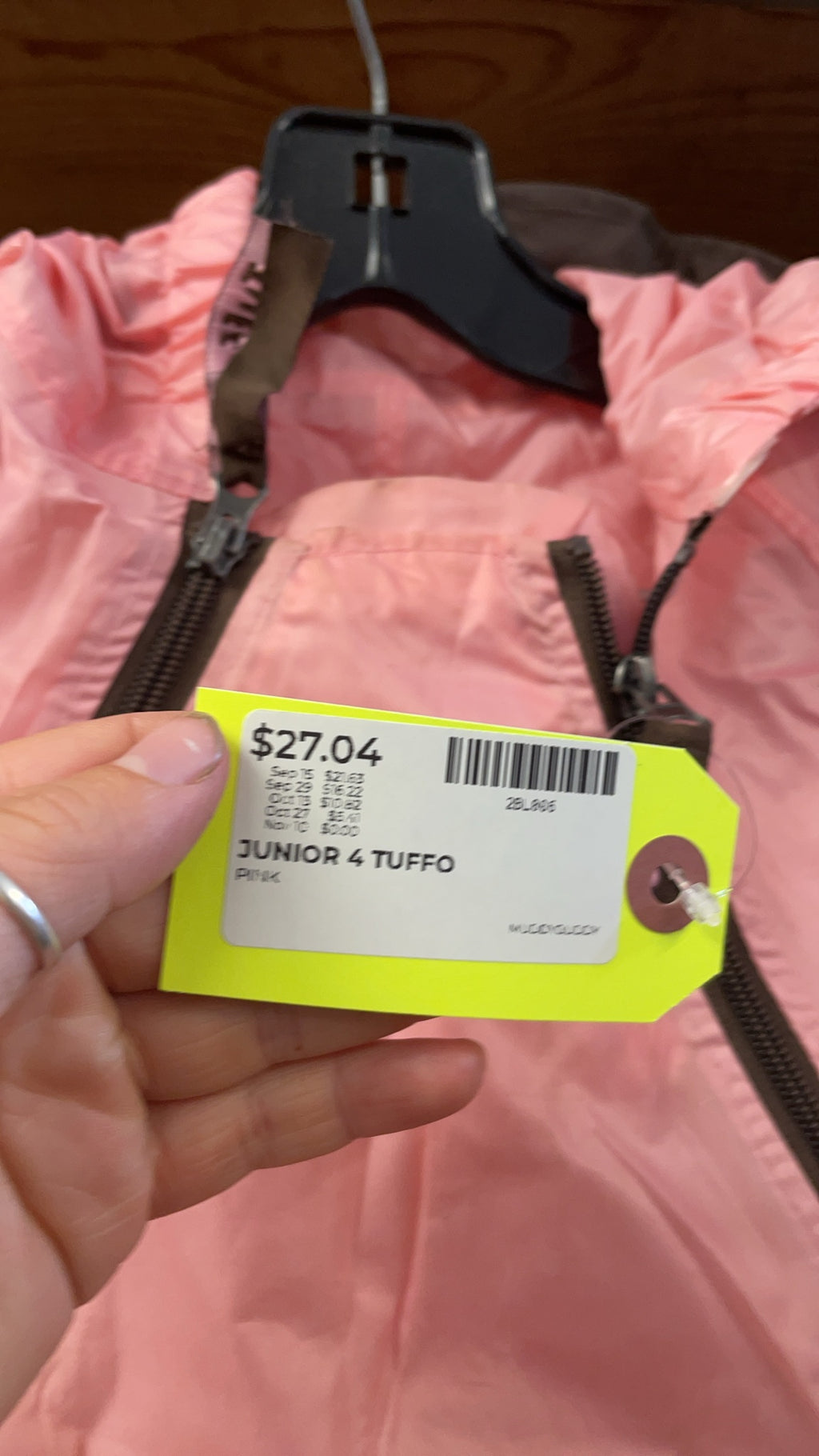 Tuffo Muddy Buddy Junior 4 Pink Rain Suit