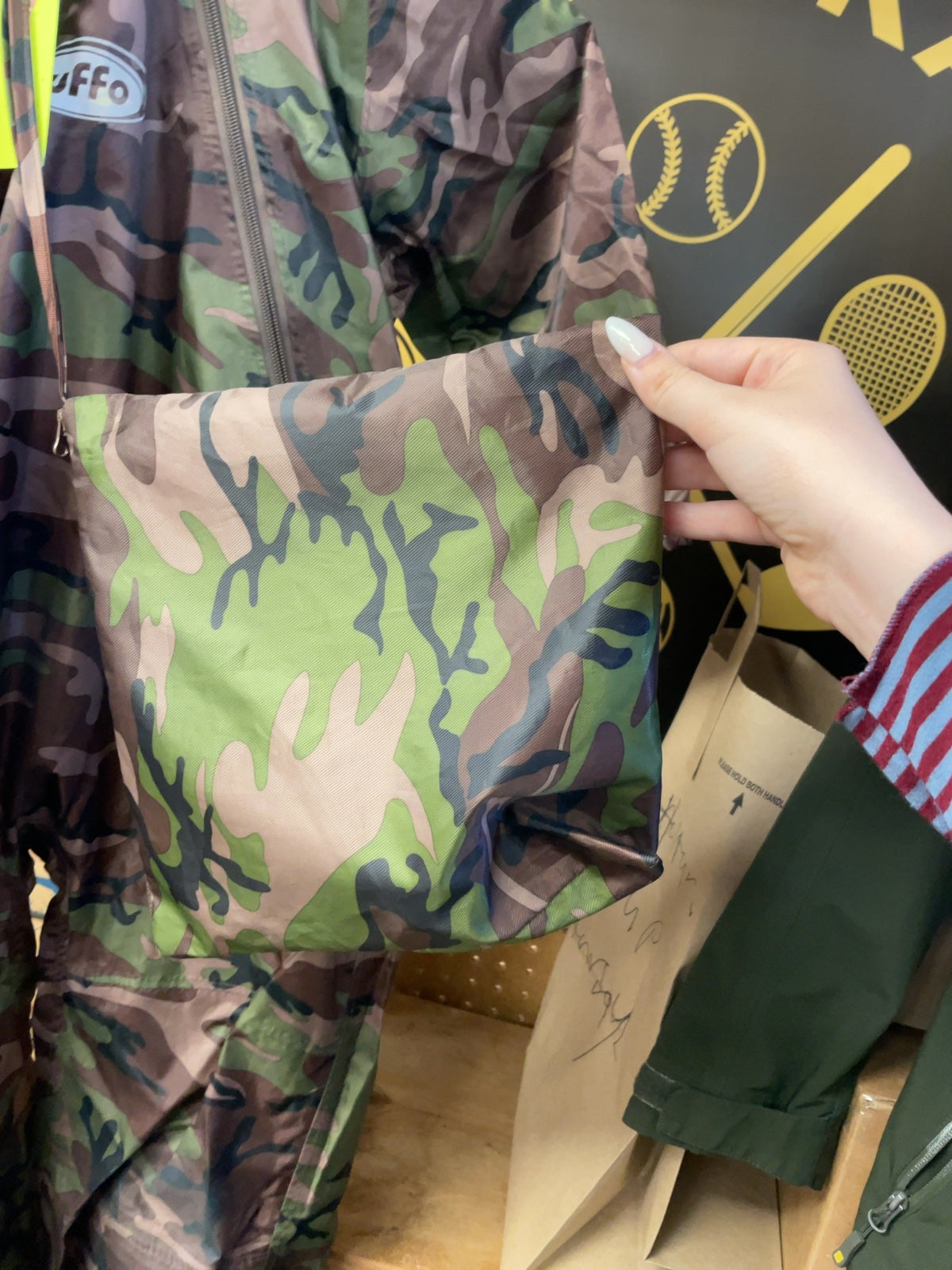 Tuffo Muddy Buddy Size 5 Camo Rain Suit