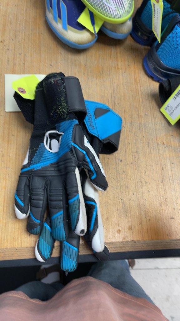 Uhlsport Soccer Goalie Gloves - Blue
