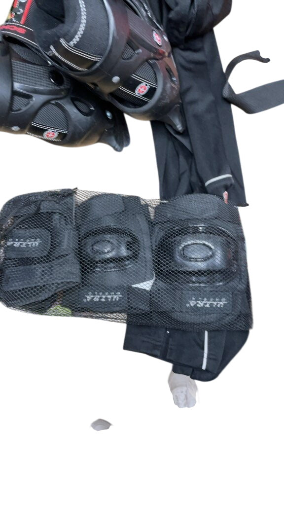 Ultra Wheels Youth 8+ 3-Pack Protective Pads - Black