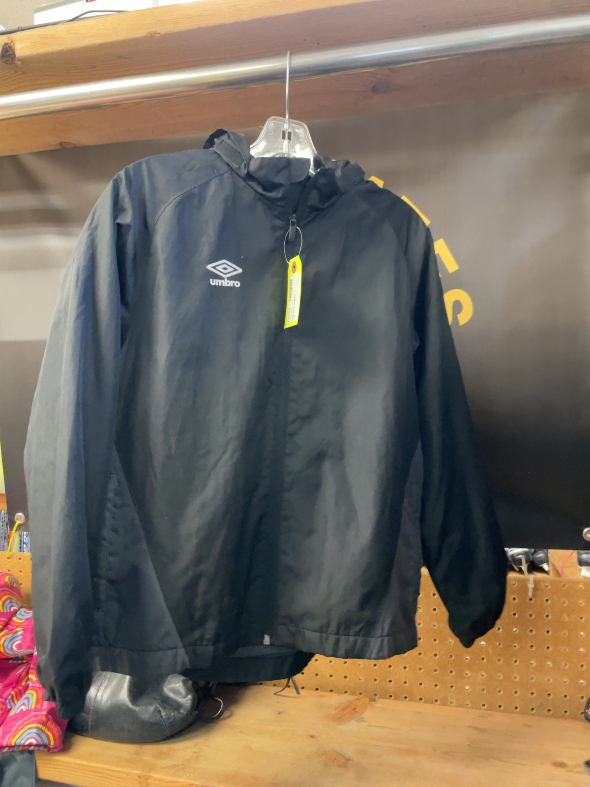 Umbro Rain Jacket JR 12 Black
