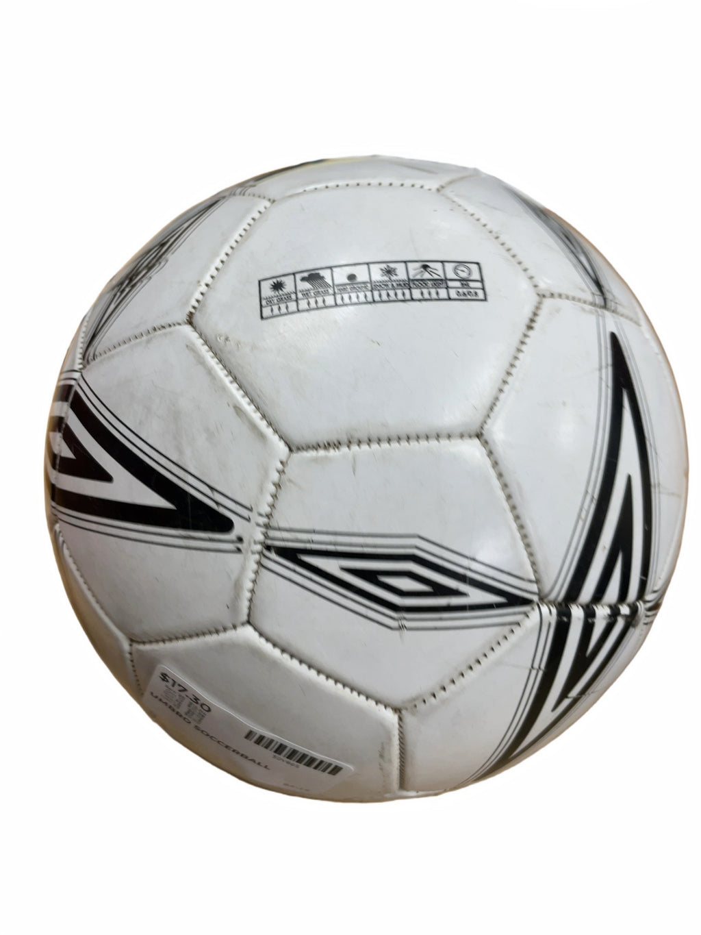 Umbro Soccer Ball Size 5 White/Black