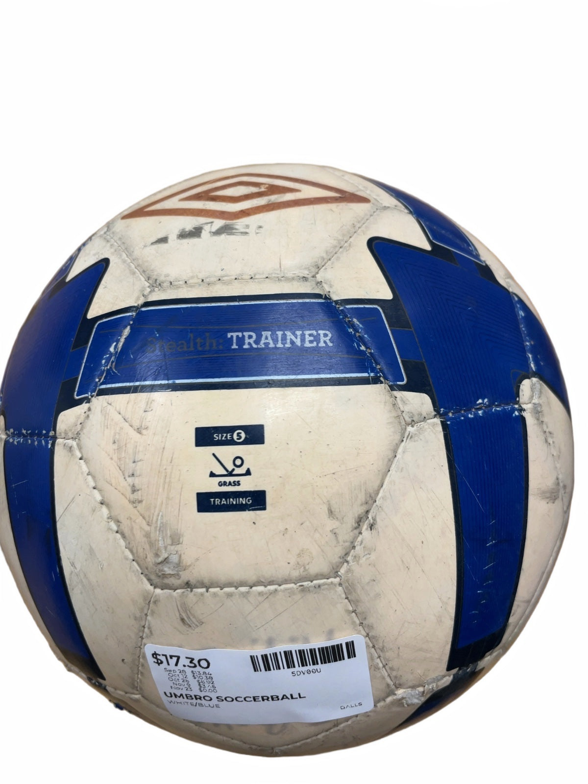 Umbro Stealth Trainer Size 5 Soccer Ball