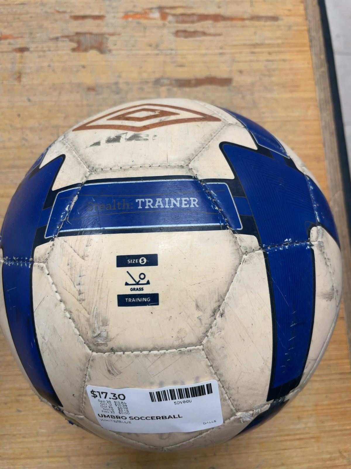 Umbro Stealth Trainer Size 5 Soccer Ball