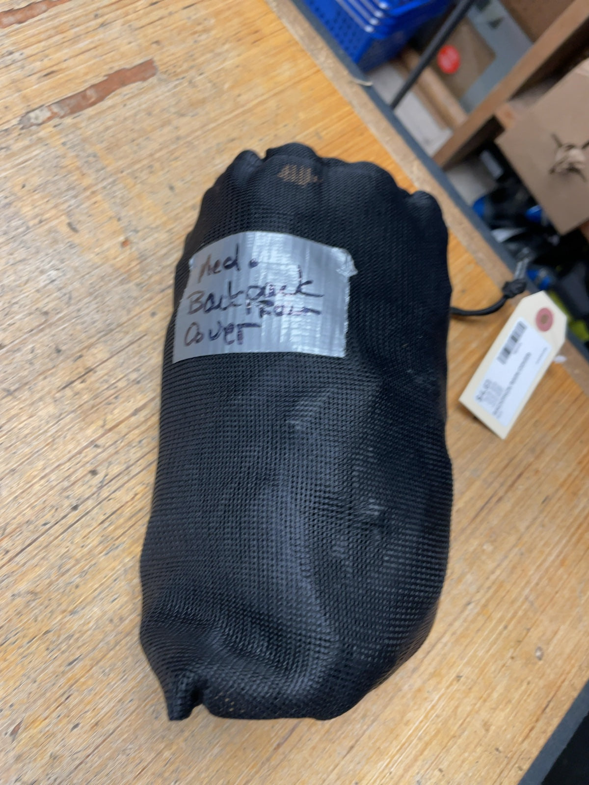 Unbranded Backpack Rain Cover Med. Black
