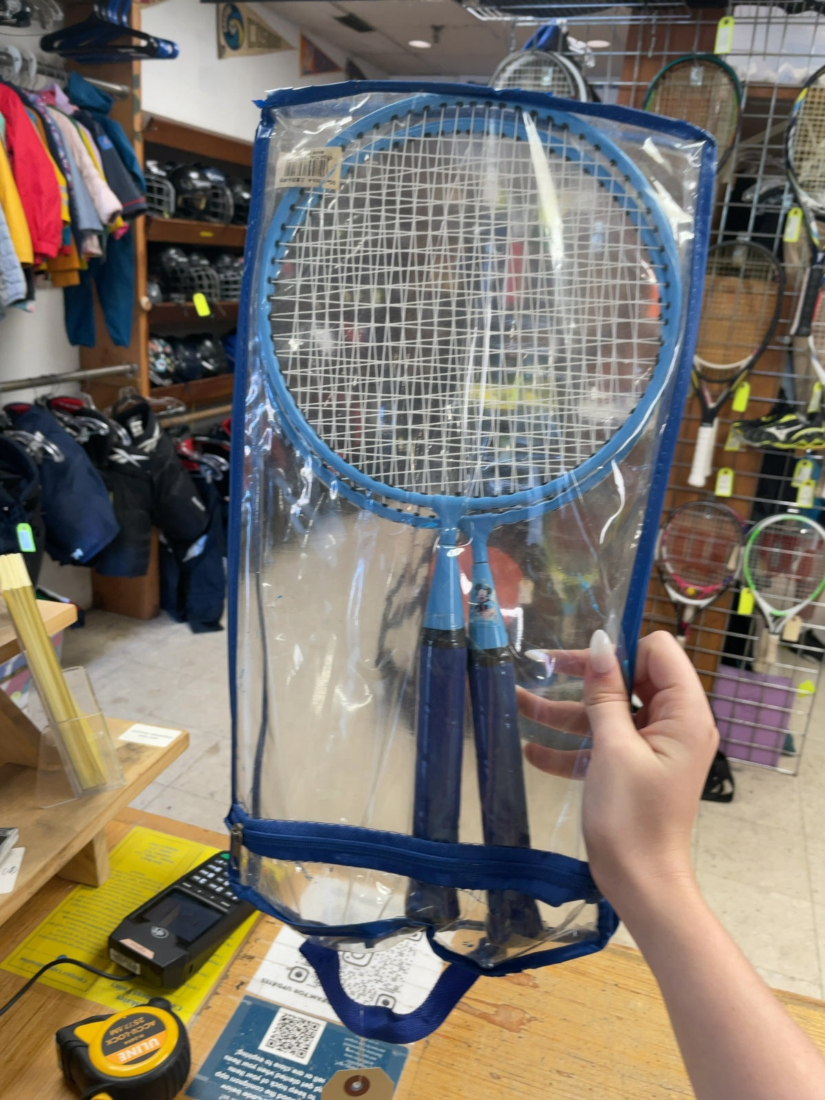 Unbranded Kids Badminton Set Blue