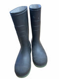 Unbranded Rain Boots Size 1 Black/Green